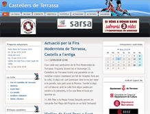 Tablet Screenshot of castellersdeterrassa.cat